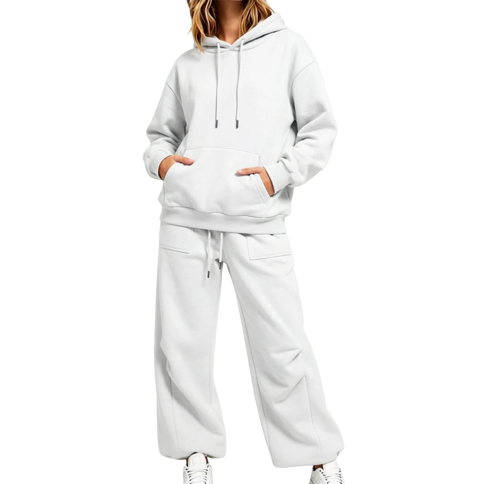 Elegant: Lässiger Hoodie Jogginghose für Komfort modernen Stil im Alltag.