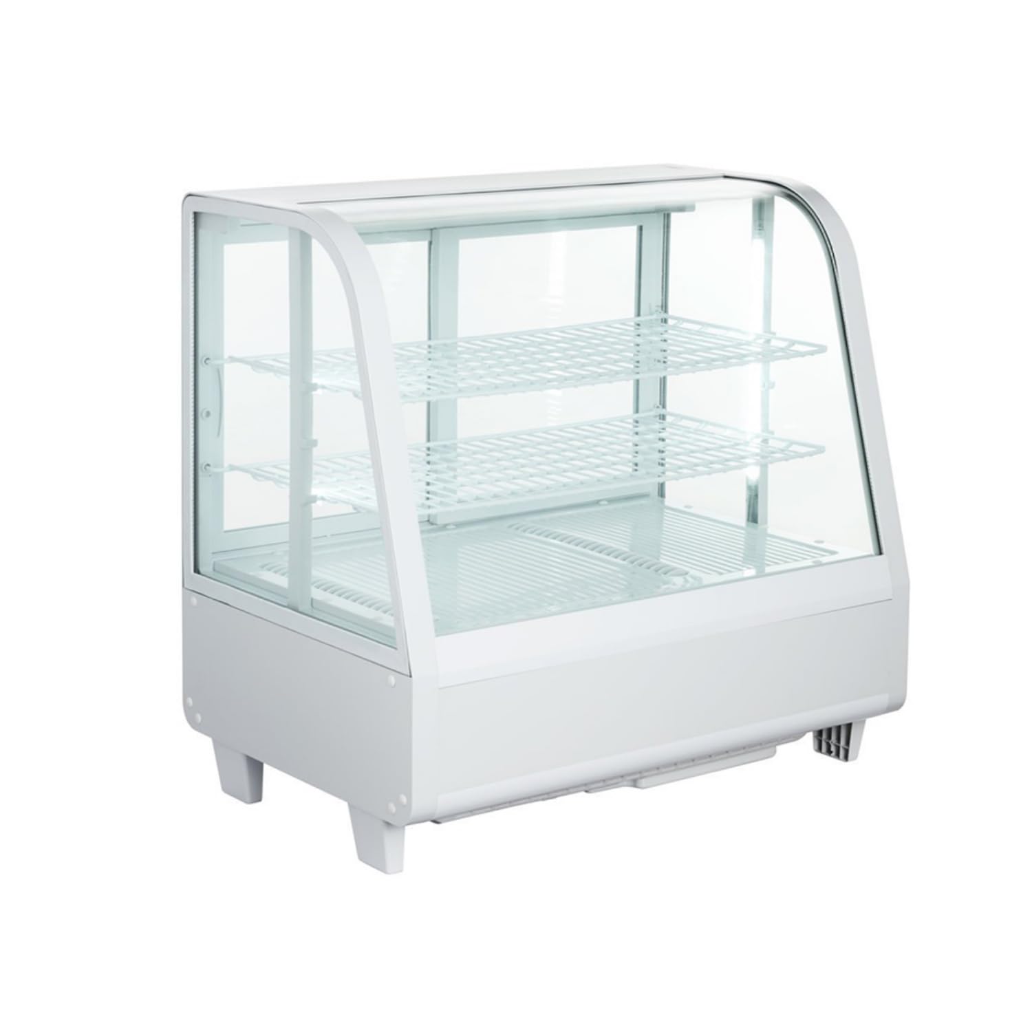 dispensiere refrigerato con vetro curvo 4 lati 120 lt -10 +10°C