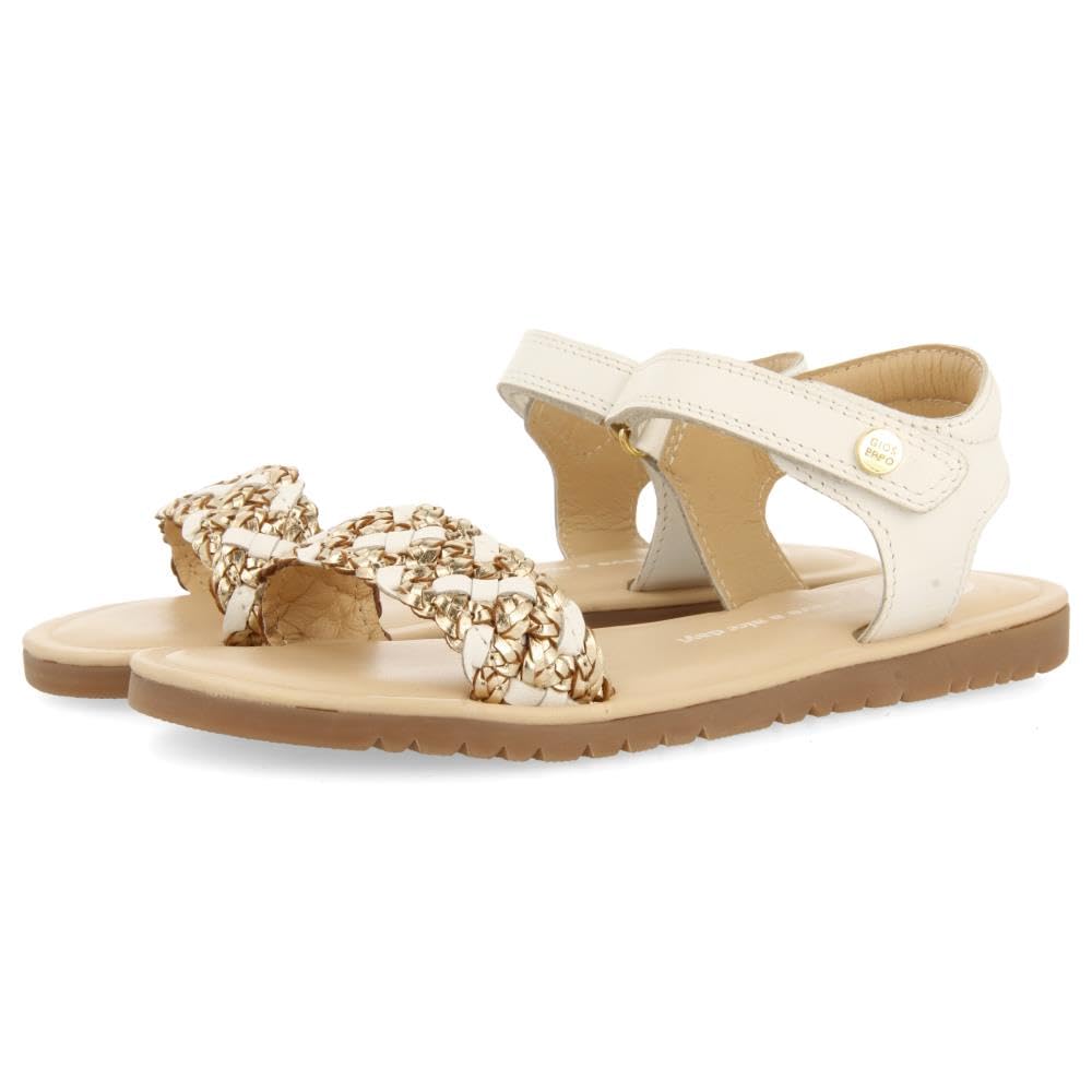 GIOSEPPO LEMINGTON, Flat Sandals, White, 39 EU, white, 6 UK