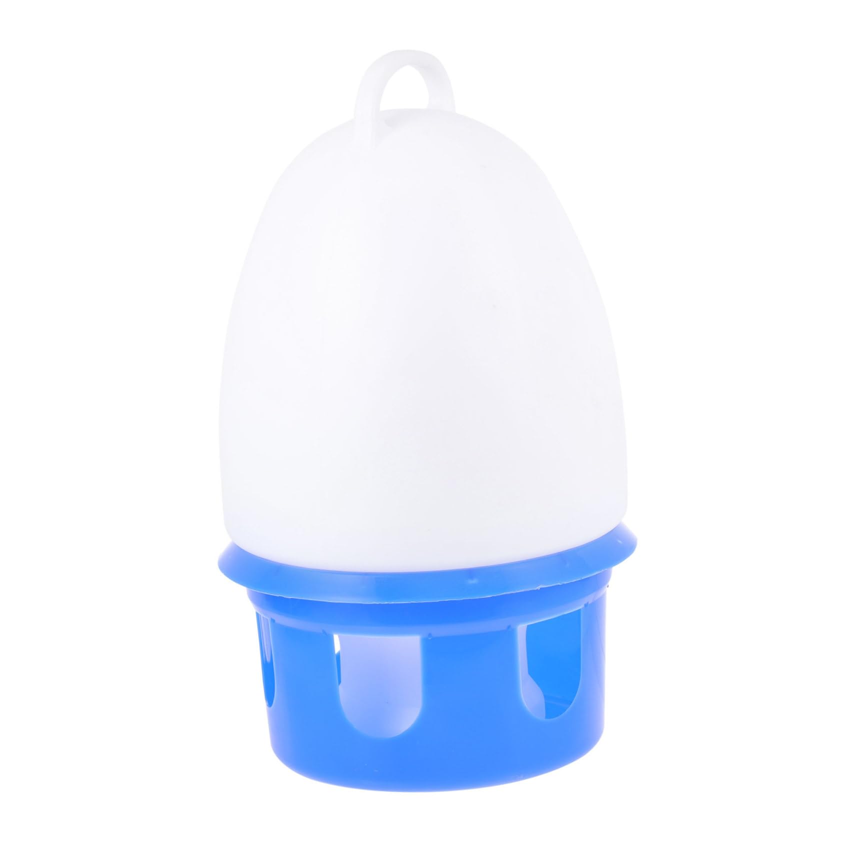 Pigeon Water Feeder Auto Drinking, 1 Pezzo, Pvc, Tondo | Blu, Rimovibile, Struttura Robusta, Facile da Pulire, per Parrocchetti e Uccelli, Uso Domestico
