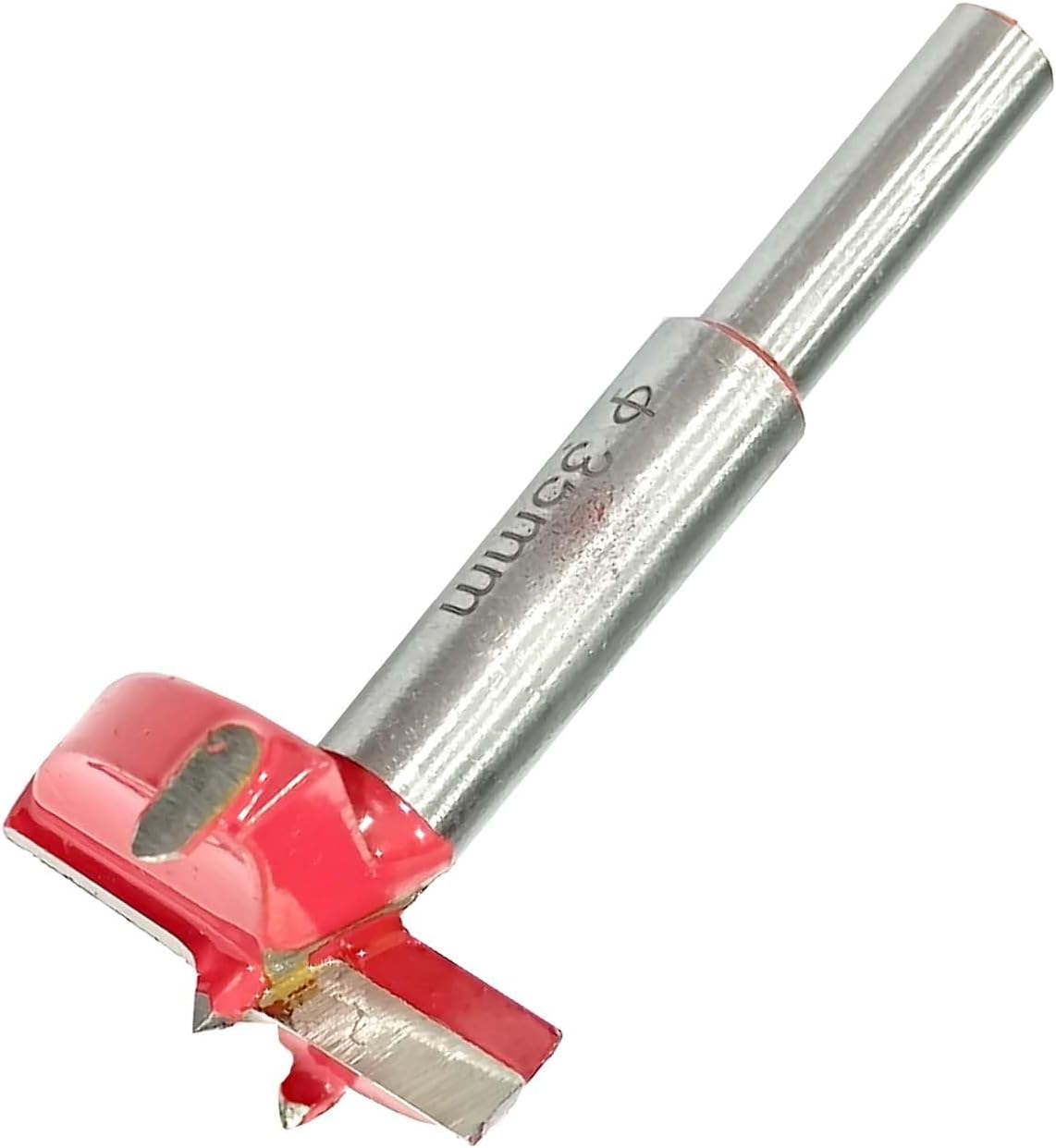 Forstner Drill Bits 35mm, Tungsten Carbide Wood Hole Saw Auger Opener, Woodworking Hinge Hole Drilling Boring Bit Cutter,Round Hole Drill Bit for Wood