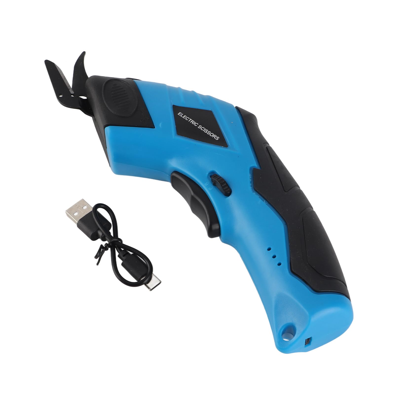 Cordless Electric Scissors, Handheld Electric Scissors for Cutting Fabrics Carpets Soft Leather Cardboard