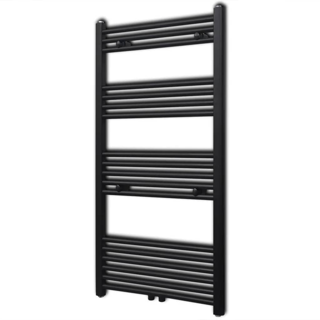 Genérico Radiador toallero de baño Recto Negro 600 x 1160 mm,Casa y jardín,Electrodomésticos,Control del Clima,Radiadores-141908
