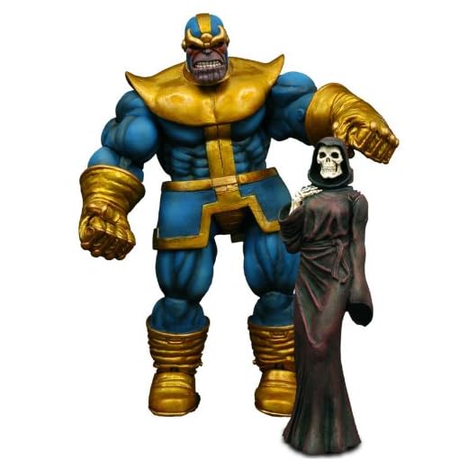 Figuras Thanos + Muerte Marvel Select