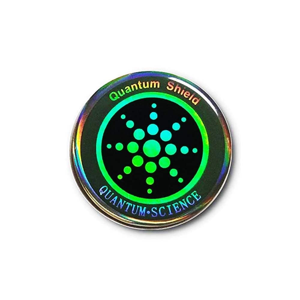 Quantum Shield Anti-EMF Mobile Phone Radiation Protection Sticker,Quantum Science EMF Protection,Anti Radiation Chip Sticker for The Best EMR Neutraliser for All Mobile Phones,Tablet Pack of 2