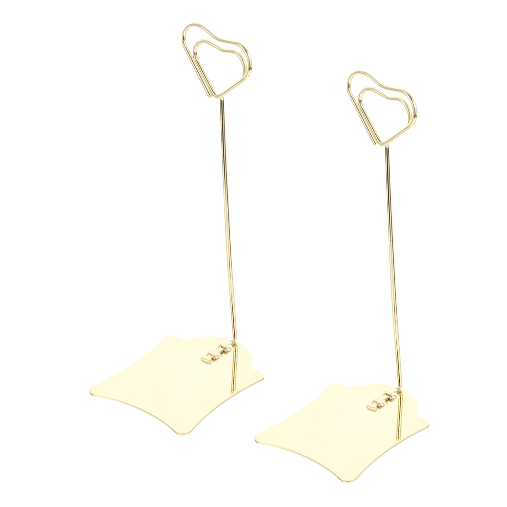 Gogogmee Stainless Steel Table Number Holders Pcs Menu Clips Wedding Banquet Place Card Holders