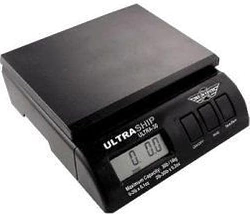My Weigh UltraShip - Báscula electrónica de 35 libras, color negro, azul