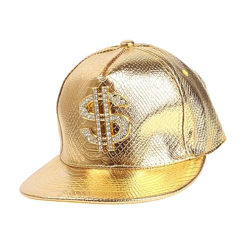 Regalo imperdibile per le vacanze: distinguiti dalla massa e diffondi la felicità con i nostri cappelli da baseball con simbolo del dollaro: un regalo perfetto per le vacanze per i tuoi cari. Condividi la gioia e crea ricordi che durano con questo cappello da rapper regolabile.
