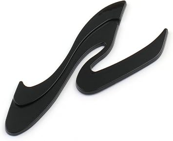 1Pcs New SR Wave Logo 3D Badge Emblem Replacement for SEA RAY SEARAY Part Nameplate 205575 SR Gloss Black