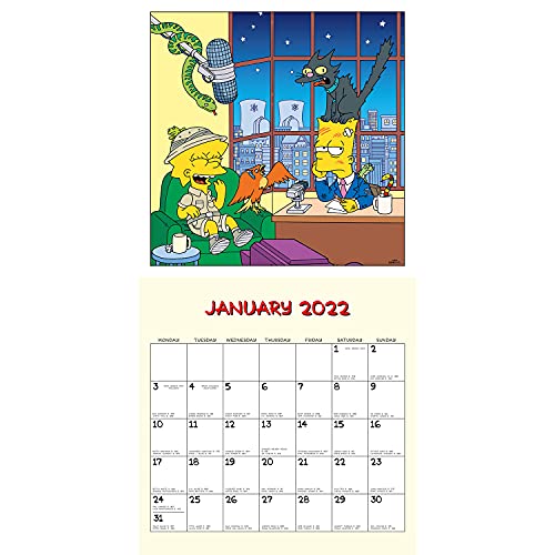 Kalender 2022 The Simpsons - Wandkalender 12 Maanden - Maandkalender 2022: Original Danilo-Kalender [Mehrsprachig… - Afbeelding 4