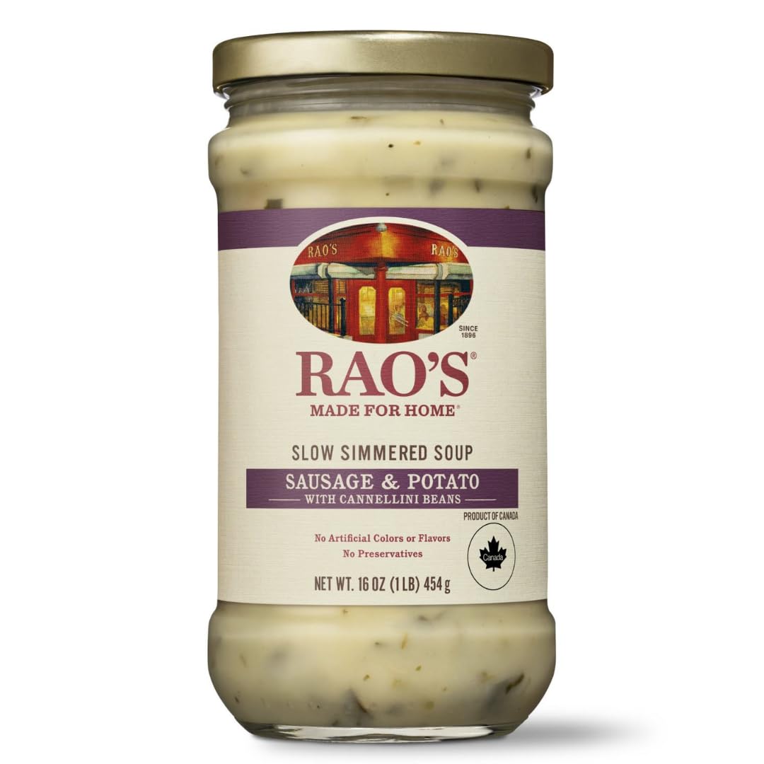 Rao's Made for Home Sausage & Potato Soup, 16oz, Real Vegetables, Traditional Italian Heat and Serve Soup