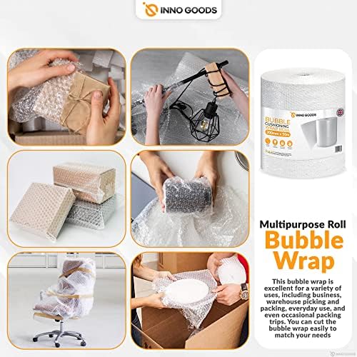 Bubble Wrap for Moving House-300mmx50m Bubble Wrap Roll- Bubblewrap packing paper for moving House with Small Bubbles for Shipping and Storage