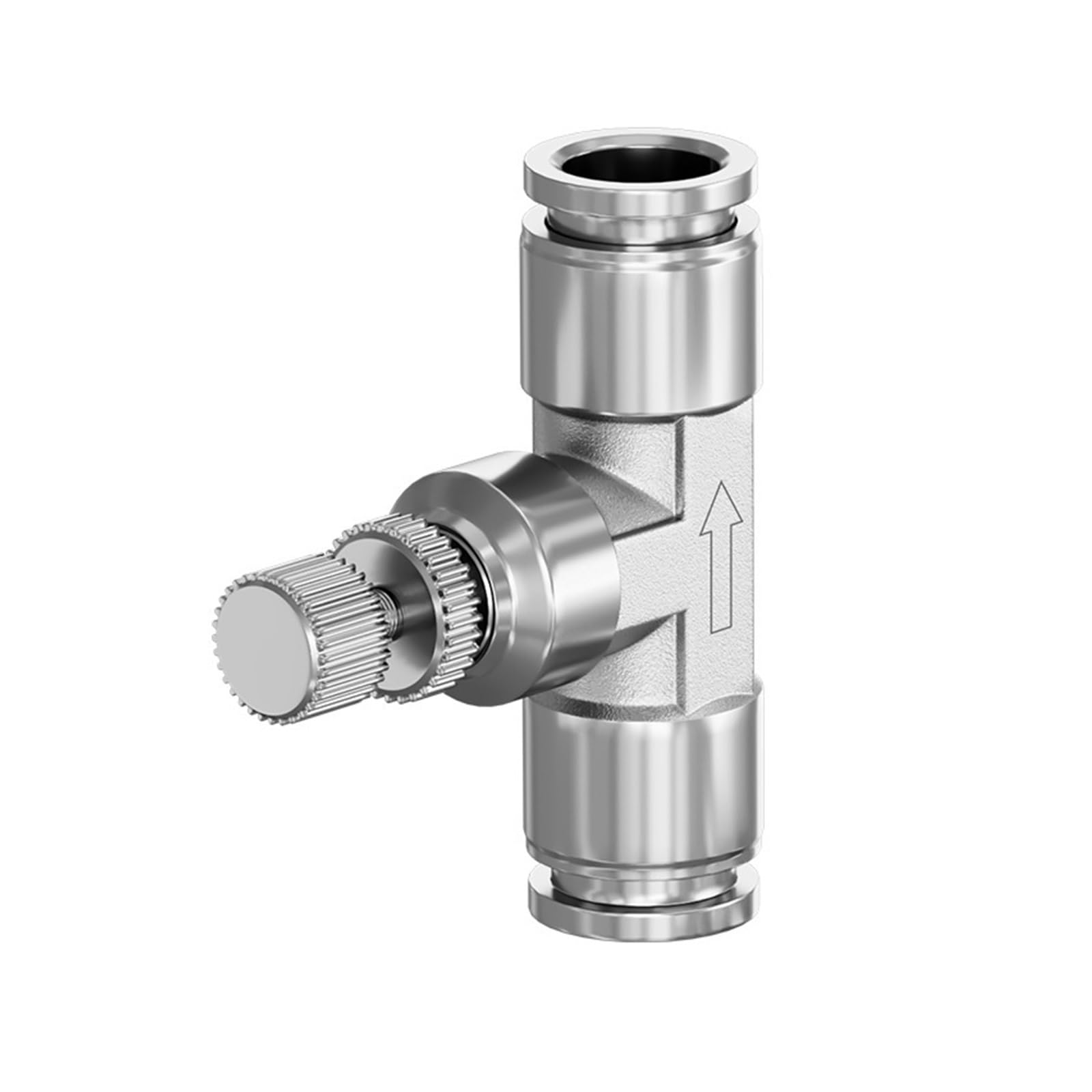 304 in acciaio inox trachea pneumatica regolazione velocità unidirezionale flusso limitazione cilindro valvola a farfalla SA-4 6 8 10 12MM (Stainlesssteelsa16)