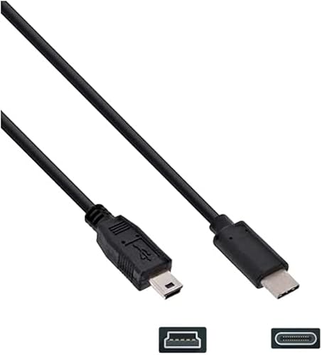 Cable de interfaz de transferencia de datos USB C para Canon EOS Rebel T5i T6 T6i T7, Select Powershot, Vixia, para Nikon DSLR D610 D90 (ver lista