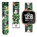 Allbingo Fitbit Versa Cute Bands,Women Men Replacement Strap Wristband for Fitbit Versa Smart Watch (Nysterious Nature, Small)