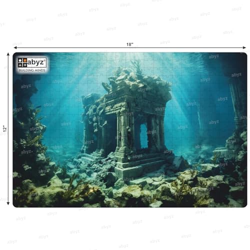Image of ABYZ Wooden Jigsaw Secret Building Puzzle with 500-Pieces Play and Learn Educational Puzzle for Kids and Children aged7+ and Adults Toy for Improving Memory & Problem Solving
