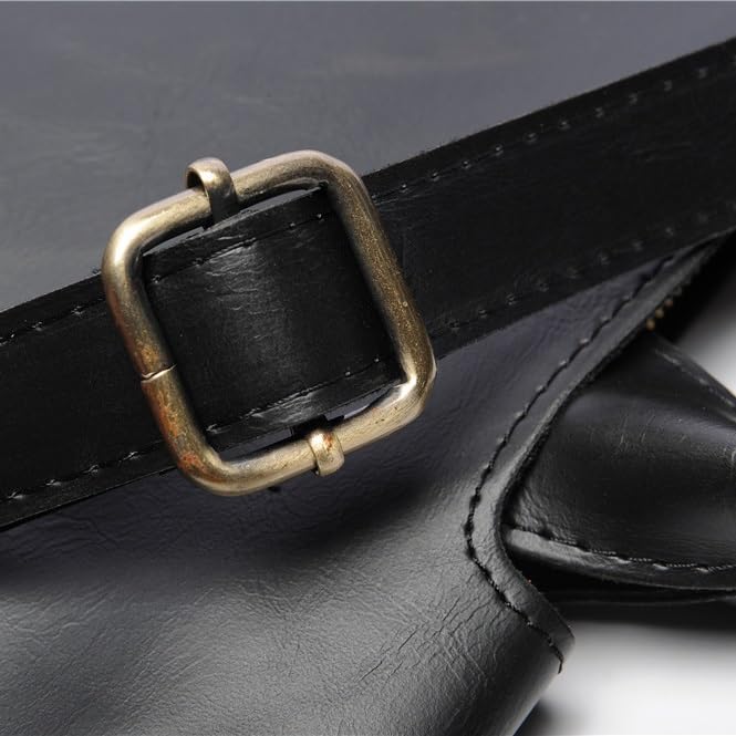 Porte-documents étanche en cuir végétalien avec compartiment ordinateur antichoc - 7