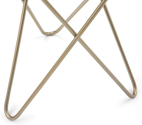 Miniatura 73 de SIMPLIHOME Preston - Mesa auxiliar de metal industrial moderna de 22 pulgadas de ancho en cobre antiguo, totalmente montada para la sala de estar y