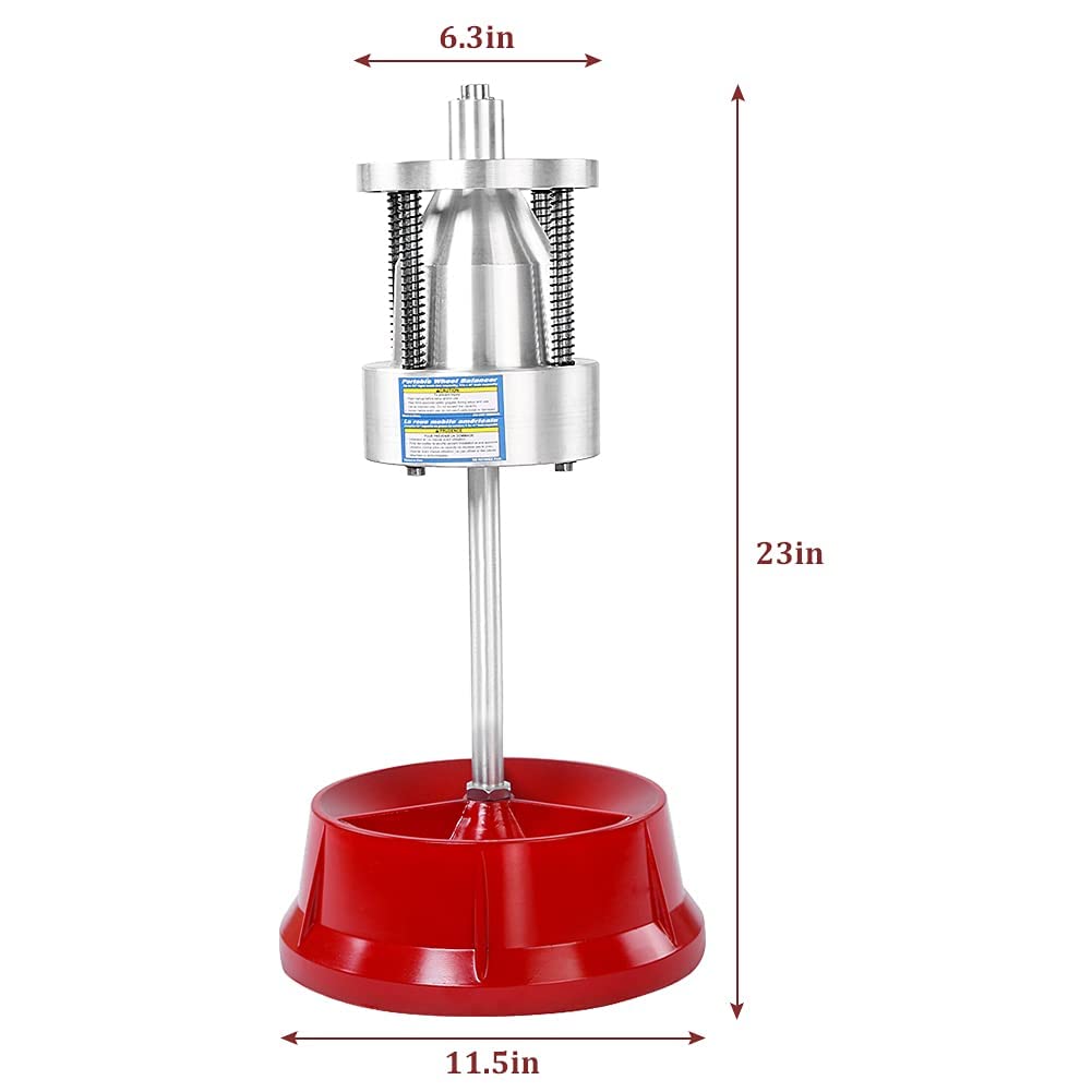 Ejoyous Equilibratrice Pneumatici, Mozzi Portatili per Camion per Auto Bilanciatore di Pneumatici, per Ruote a Bolla, Equilibratrice per Ruote per Auto, Equilibratrice per Ruote per Camion
