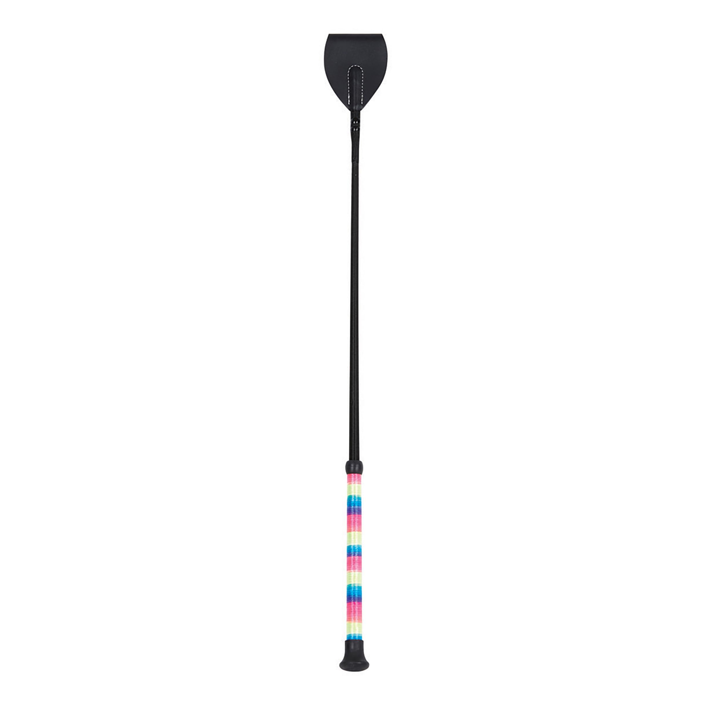 Dublin Rainbow Handle Crop, Black, 60cm