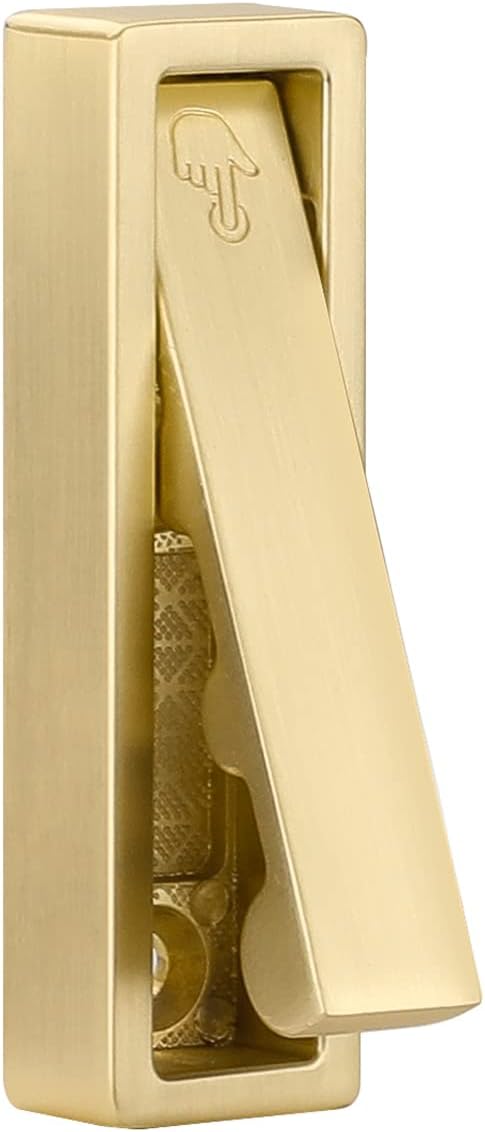 LONTAN2 Pack Kitchen Drawer Handles 32mm Brass Cupboard Handles Kitchen Cabinet Handles Gold Kitchen Handles Drawer Pull Knob Handles for Cupboards & Draws Cabinet Knob for Kitchen Cupboard Drawer