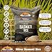 Rani Silver White Basmati Rice Extra Long Aged 20-Pound Bag, 320oz (20lbs) 9.08kg ~ All Natural | Gluten Friendly | Vegan | Indian Origin | Kosher | Export Quality
