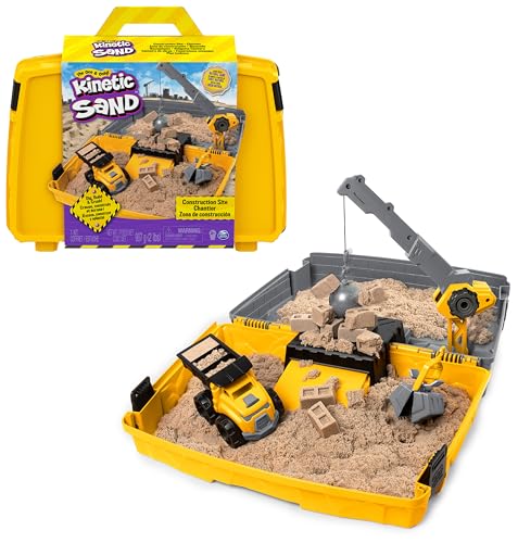 Kinetic Sand Sable Magique - Mallette de Construction 907 G...