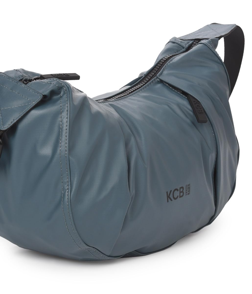 KCB Borsa a tracolla piccola Wave | Borsa compatta e pratica | Tasche multiple | Design urbano e sicuro | Maniglie regolabili | 100% vegano