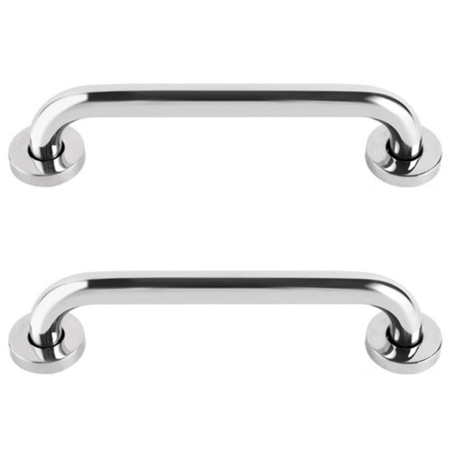 Yajuer Women's One Color 2 Pack Shower Grab Bar, Modern Stainless Steel Handicap Grab Bar For Bathtubs And Showers, Safety Bars For Seniors(30Cm)