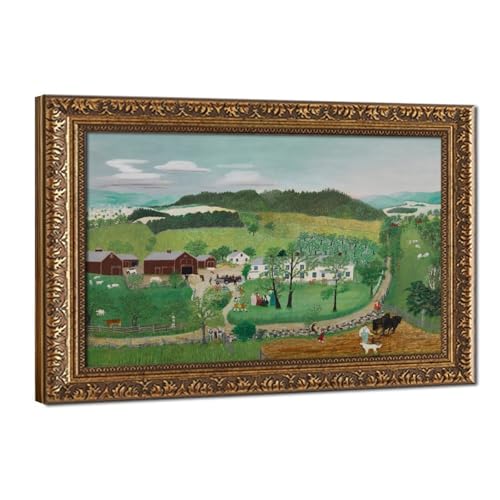 Impression sur toile d'art Grandma Moses - Tableau haute définition