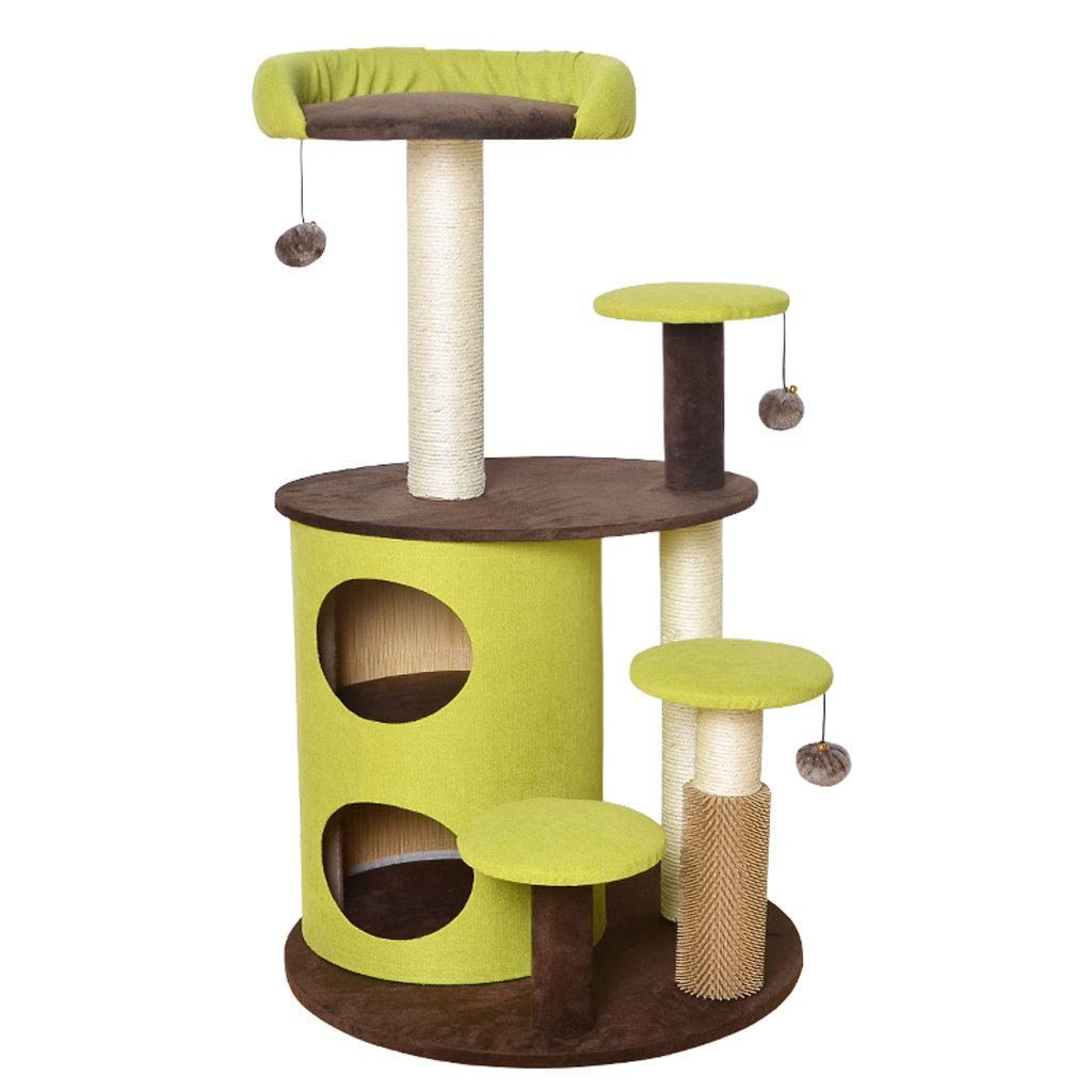 Griffoir en sisal naturel MU pour chat avec tour d'escalade stable