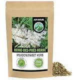 Alpi Nature Reine des Pres Tisane 250g, Herbe de Reine des Prés Séchée et Coupée, Thé en Vrac