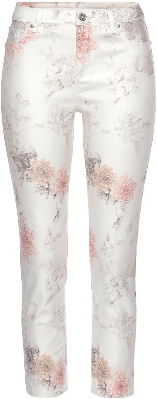 LASCANA Women's Skinny Leg Cropped Pants