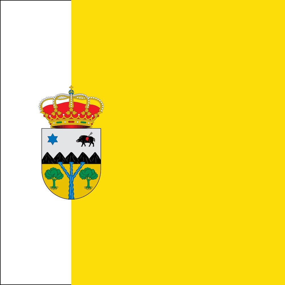 Drapeau Large Cadagua Burgos pavillon régional Cadagua Valle de Mena