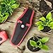 TWZKXC 2 Pcs Leather Pruner Holster, Portable Sheath Tool Holster Shears Hanging Pouch Pruner Plier Pouch Plier Holder Gardening Scissors Tool Holder for Garden Shears