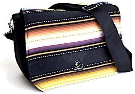 Capturing Couture Perfect Camera Bag with Style Change Flap, Navajo Black - DSLR or Mirrorless, Pockets, Stylish Protection