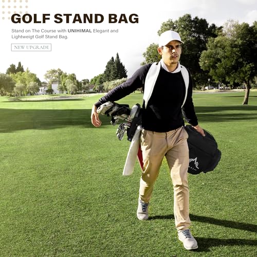UNIHIMAL Golf Stand Bag review - 7-Way Top Dividers Lightweight Stand Bag (Black) Image 7