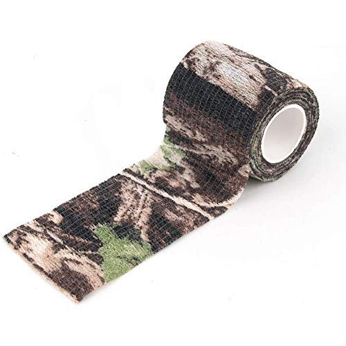 6 Rolle Camouflage Band,Elastische Klebebinde Camouflage, Multifunktionales Stealth Selbsthaftende Non-Woven Schutz… – Bild 6