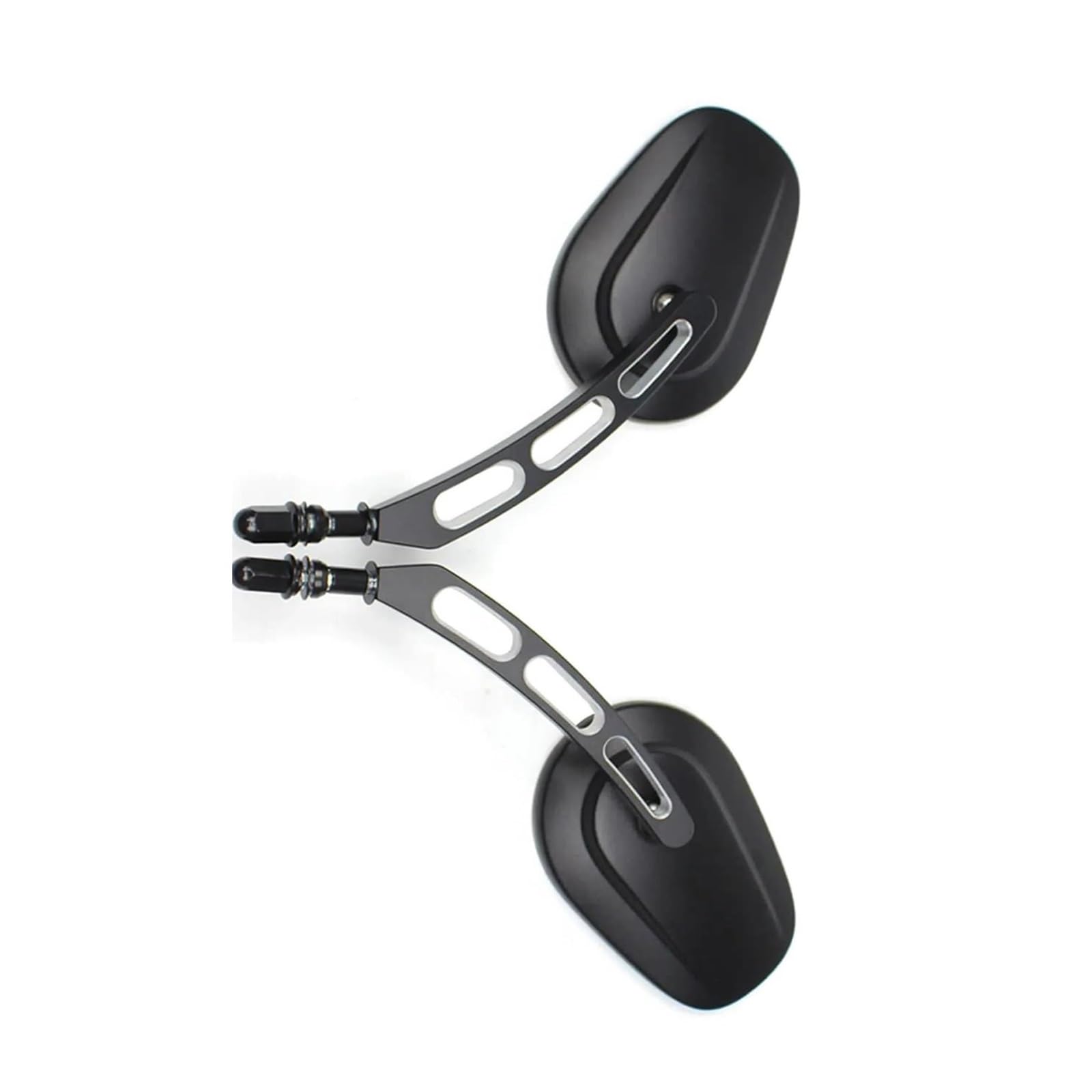 Espejos retrovisores de 8 mm con acabado premium para motos Harley Road King y Touring