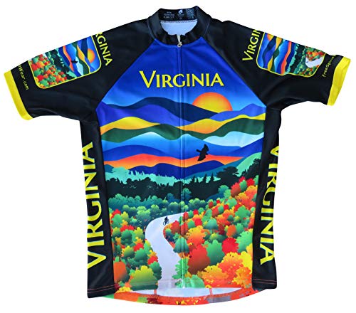 Free Spirit Wear Virginia Cycling Jersey 2X-Large