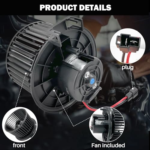 Image of 700225 AC Heater Blower Motor Fan Assembly Fit for Ford Expedition 2007-2008, for Lincoln Navigator 2007-2008 7L1Z19805D, FO3126131