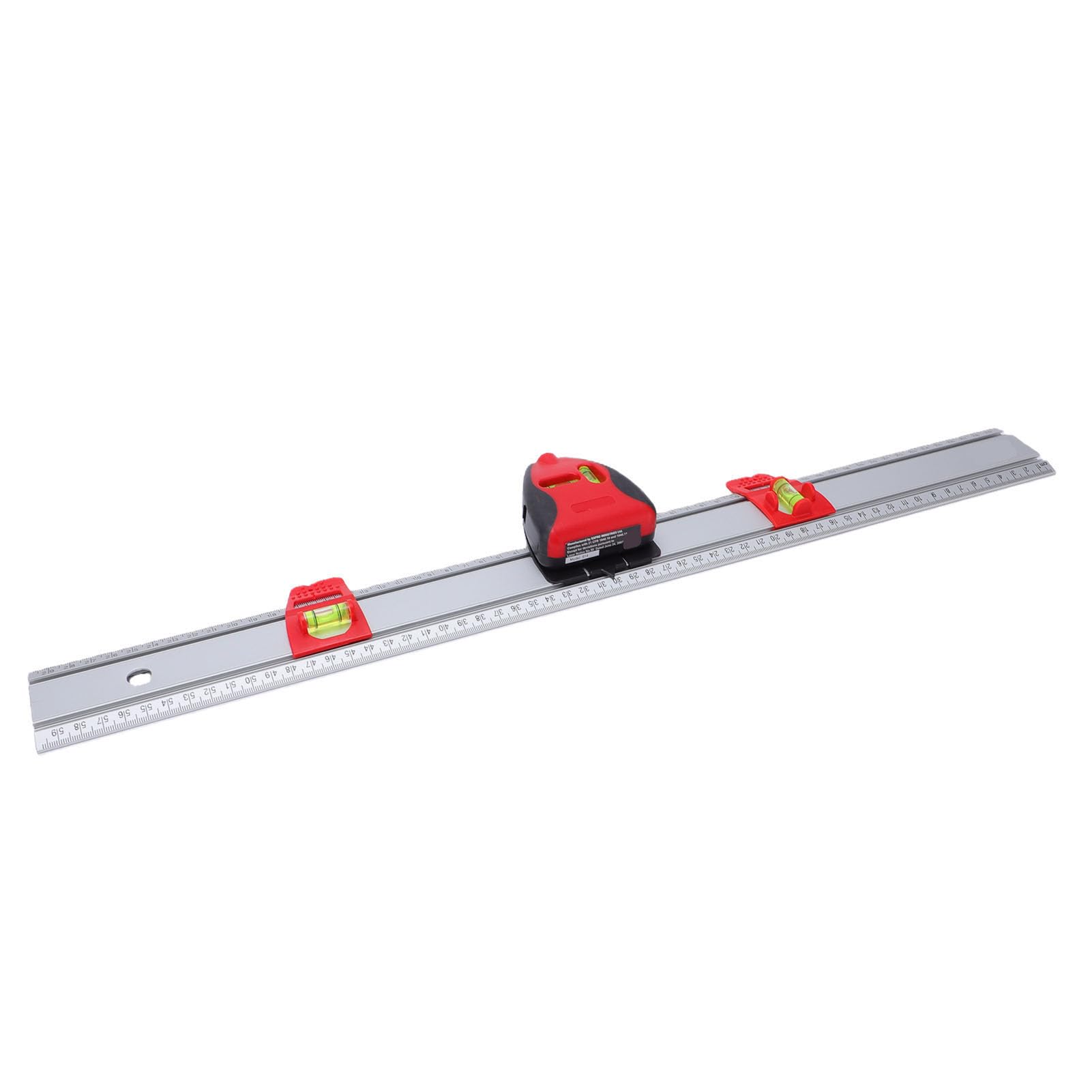Narzędzie do Wieszania Obrazów, Linijka do Poziomowania Ramy ze Stopu Aluminium o Długości 60 Cm z Wbudowanymi Poziomicami Poziomego Ułożenia w Pionie, Prowadnica Montażu na ścianie dla Ram,