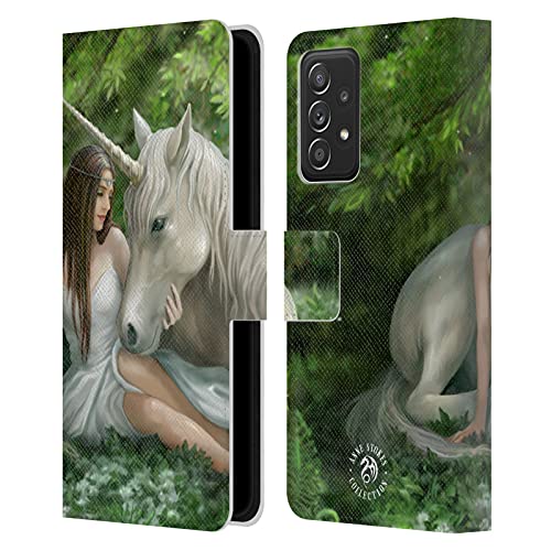 Étui Galaxy A53 5G cuir Anne Stokes Coeur Pur housse protection intégrale antichoc