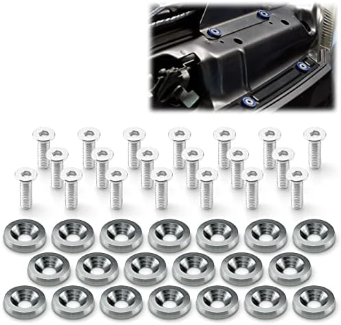 Jdm Fender Washers 40-Piece JDM Billet Aluminum Washer Kit - Blue, For Fender & Engine Bay Dress Up JDM Billet Aluminum Washers - Foto 10