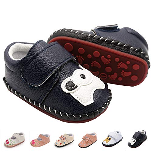 Slivery Color Baby Girls Mary Jane Flats with Bowknot Non-Slip Toddler First Walkers Princess Dress Shoes