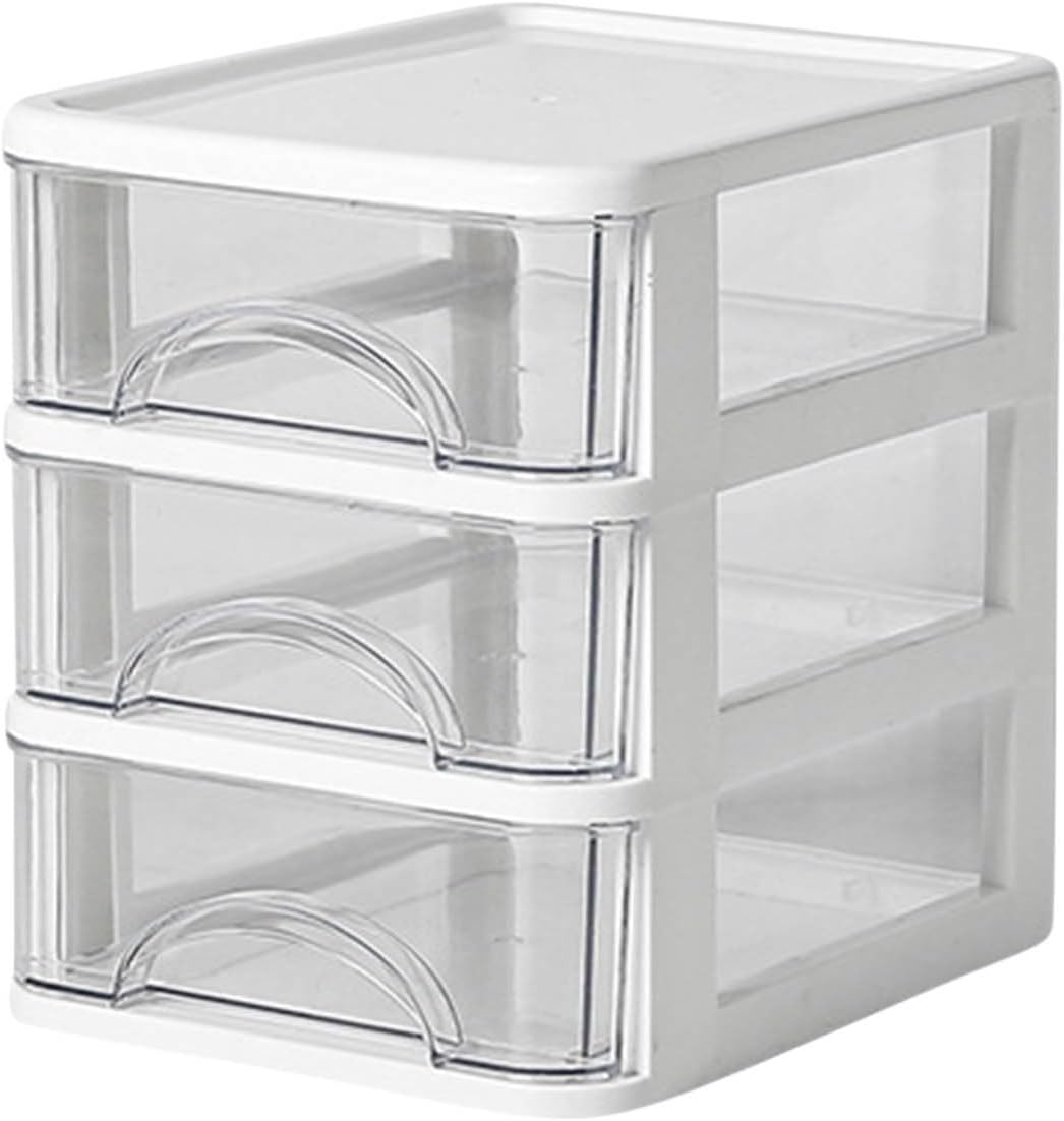 Amazon.com: Mini Desk Organizer Desktop Drawer Plastic Drawer Storage ...