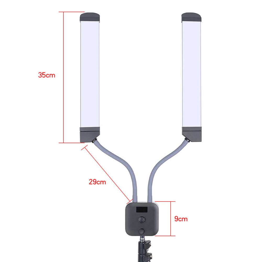 USB Wimpernverlängerung Lampe Arbeitsplatzleuchte LED w/Handyhalter 224 LEDS Arbeitsplatzleuchte Schreibtischleuchte Beleuchtung USB mit Handyhalter