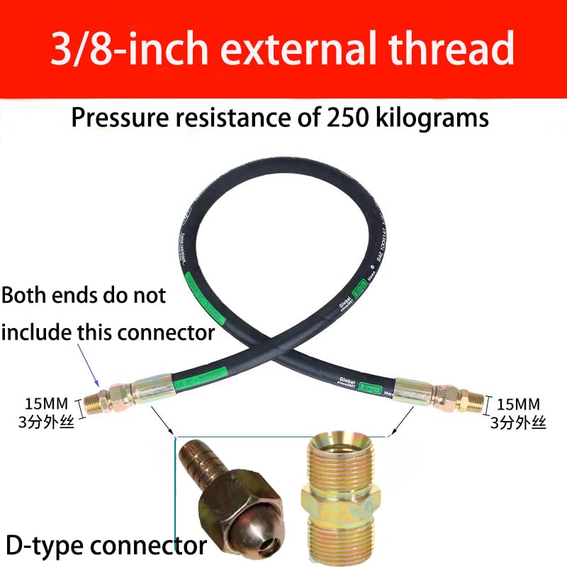 Kit tubi freno Tubo flessibile per olio idraulico ad alta pressione, tubo flessibile per olio freno da 1-4 m Tubo di Freno Kit(3 I8Hydraulic tube D,3m)