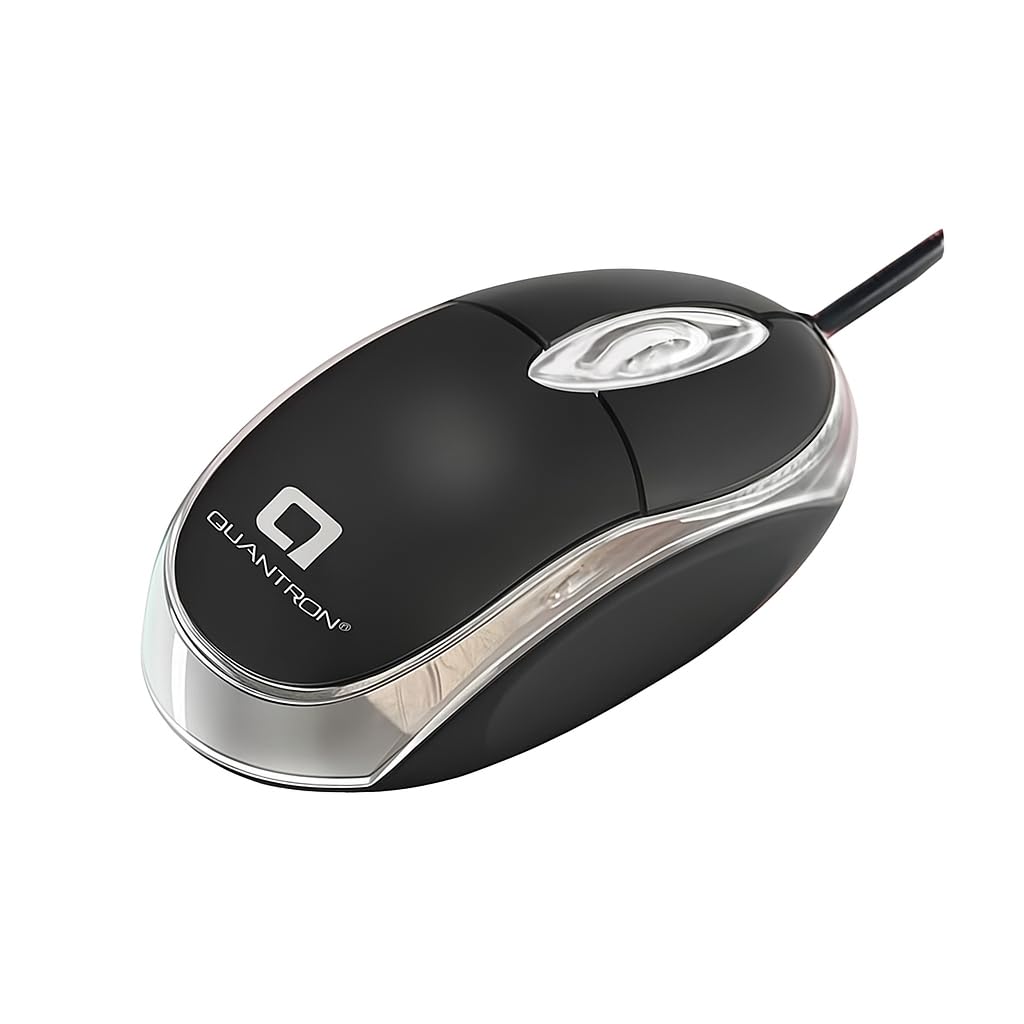 QUANTRON Jerry Wired Mouse | Hi-Precision Tracking | 3 Buttons | 1000 DPI | Sweat-Resistant | Ergonomic Anti-Fatigue | 1.1m Cable | Works on Wooden Surfaces-image-15