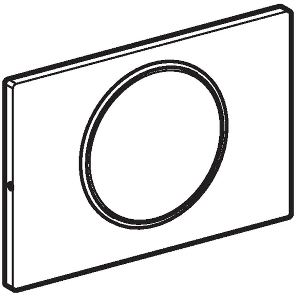 Geberit 115.787. SN. 5 płytka uruchamiająca Sigma10, stal nierdzewna, szczotkowana/polerowana/szczotkowana, przykręcana